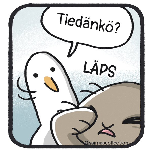 Lasse-lokki ihmettelee. Tiedänkö?